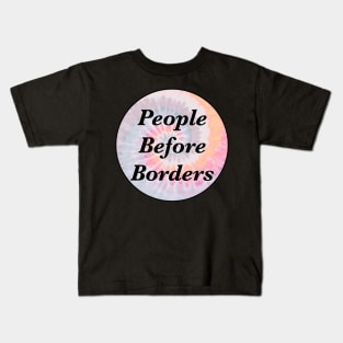 People Before Borders Kids T-Shirt